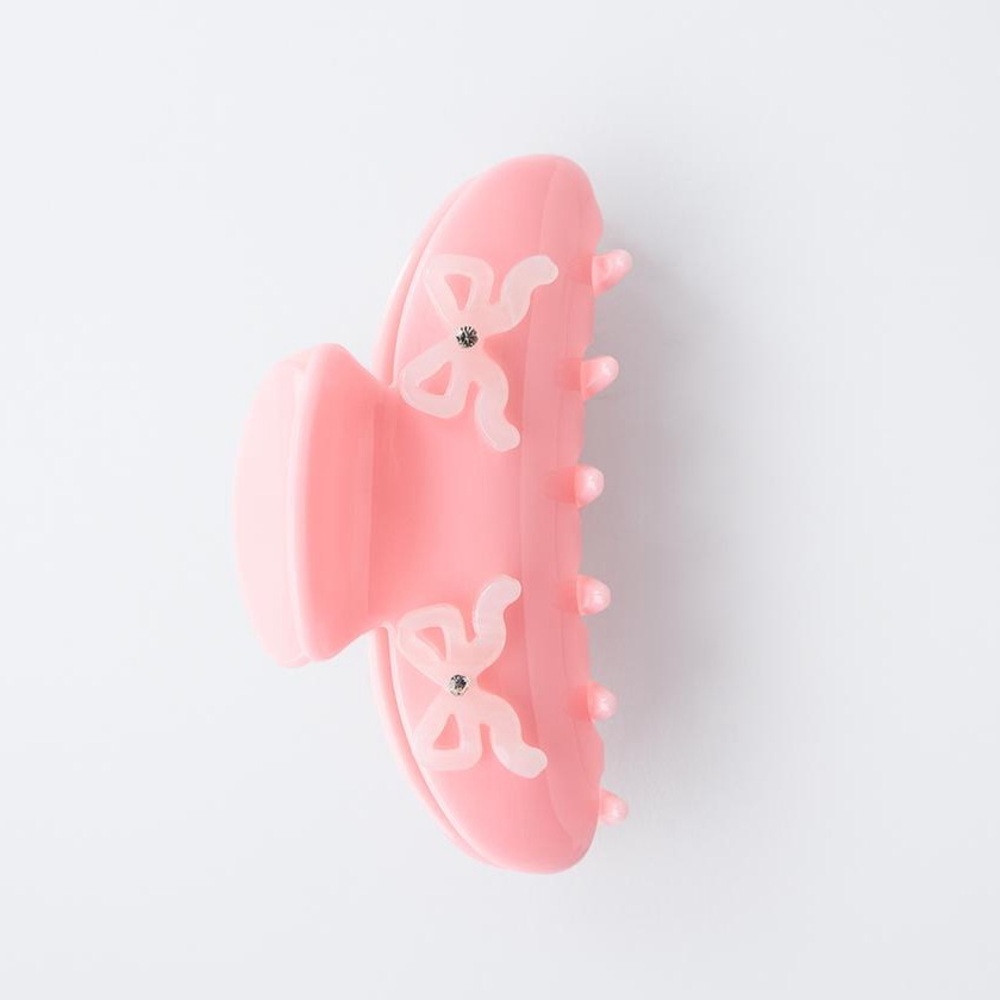 NWT. Zara Pink Bow Hair Clip. Size 6-14.